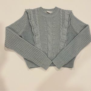 Zara green knit sweater